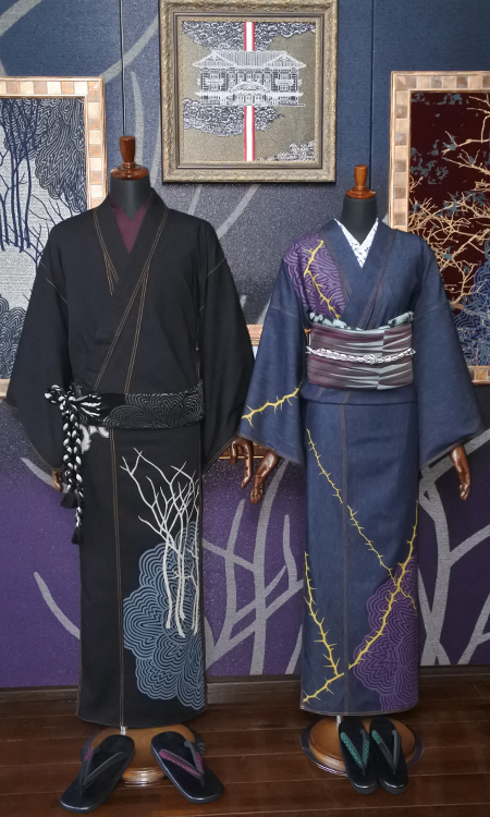デニム着物