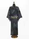  コンポジションキモノ単衣 CK26-01-02プリズムストライプ(クロ)L