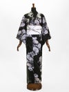 浴衣･J26-05-02 棘に花 黒 (プレタ)F